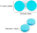 KISEER 24 Pack Colorful Contact Lens Case Box Holder Container Soak Storage Kit - size: 24 Count