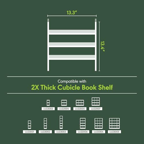 Furinno Cubicle Cube Insert, 3-Shelf Cube Organizer, Fits into Furinno Extra Thick Cubes, for Organizers and Storage, White (Does not fit IKEA Kallax Shelving) - color: White, size: 3-Shelf Insert