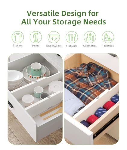 Adjustable Non-Slip Drawer Organizer – Versatile Storage Tray for Kitchen, Wardrobe & Office, 11.6" to 17" Length, Durable ABS & Silicone Base, Easy Assembly