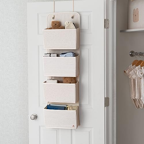 Delta Children GAP babyGap 2-Pack Over the Door Storage Organizer with 4 Pockets, Tan - color: Tan