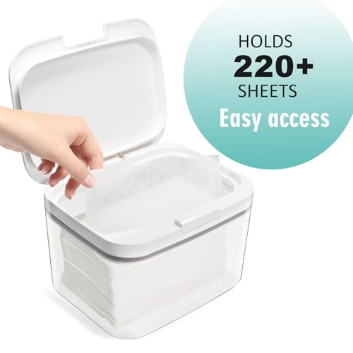 Pensino Laundry Pods Container Laundry Pod Holder with Lid, Laundry Room Storage Container for Detergent Pods Laundry Powder Scent Booster Container with Scoop (2 Pack) - size: 2.8L*2