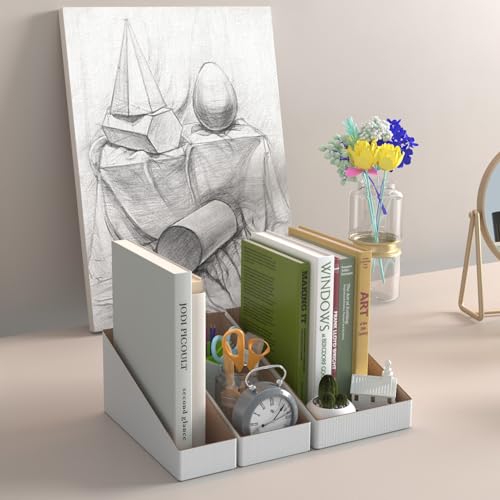 ZBEIVAN Cardboard Storage Bins Boxes 35 Packs 9.4x6x4.5 Inches, Easy Assembly Pantry Organizer Bins for Shelf, White - color: White, size: 9.4x6x4.5 inch