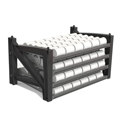 Shelf Reliance Cansolidator Max Small - 1-Pack Can Organizer for Pantry, Stackable Soda Can Storage for Kitchen, Holds 156 Cans of Food or Soda - size: 1 Pack, style: 156 Soup Can