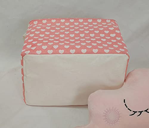 MAIZMZ Girls Storage Basket Pink Valentine's Day Gifts Basket Waterproof Organizer Nursery Bins Toy Box for Organizing Home/Dorm/Kitchen/Pet/Office/Closet/Shelf/Room Decor - color: Pink heart