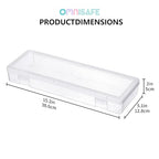 6 Pack Large Plastic Hobby Art Craft Organizer,Clear Plastic Storage Containers with Latching Lid, for Pencil Box, Lego, Crayon - size: Large - 6 Pack