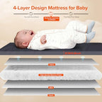 ELEMARA 3 in 1 Wide Baby Bassinet with Ajustable Side,2024 All Mesh Bedside Sleeper with Mattress,Sheet,Storage Pocket,Wheels and Trap,Playpen Travel Crib Bed with Bag - style: 3 in 1 Bassinet