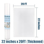 Shelf Liner, Non-Slip Cabinet Liner, Washable Oil-Proof for Kitchen Cabinet, Shelves, Refrigerator, Storage, Desks, 22 Inches x 20 FT, Non Adhesive Drawers Liner… (22 Inches x 20 FT, Thickened) - size: 22"W x 240"L