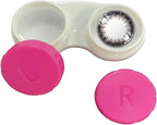 KISEER 8 Pack Colorful Contact Lens Case Box Holder Container Soak Storage Kit - size: 8 Count