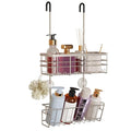 HapiRm Hanging Shower Caddy Organizer - No Drilling Shower Organizer with Inclined Shelf, Rustproof & Waterproof 304 Stainless Steel Bathroom Caddy - Brushed Nickel - color: Brushed Nickel-Inclined Shelf