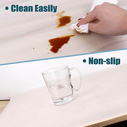Shelf Liner, Non-Slip Cabinet Liner, Washable Oil-Proof for Kitchen Cabinet, Shelves, Refrigerator, Storage, Desks, 16 Inches x 20 FT, Non Adhesive Drawers Liner… (16 Inches x 20 FT x 2 Rolls) - size: 16 Inches x 20 FT x 2 Rolls