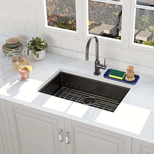 EG-SIPRO Silicone Sink Organizer Tray, 2-Pack, SASA Color, Unisex - color: Sasa, size: 9×3.7inch