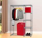 Simple Houseware Foldable Closet Laundry Hamper Basket, Red - color: Red