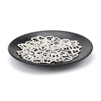 Jewelry Dish, Decorative Trinket Tray for Rings Earrings Necklaces, Jewelry Tray for Women, 5.9" Black - size: 5.90 Inches