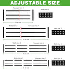 Expandable Closet Shelf, 16-24 Inches Metal Closet Rod Organizers and Storage Shelves Space Saving DIY Divider Separator for Cabinet Wardrobe - size: 16-24 Inch