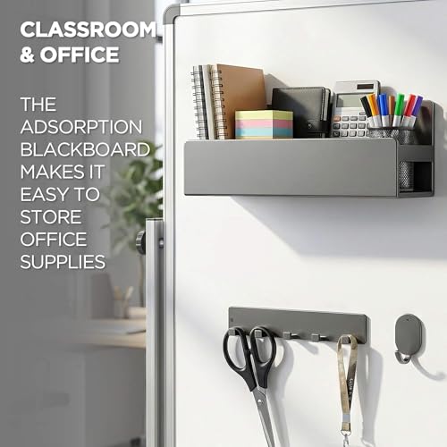 Cailoda Apartment Magnetic Organizer, Spice Rack, 4-Pack Gray Magnetic Shelf for Washer & Refrigerator, No Drill Space Saving Storage for Compact Kitchen, Laundry & Living Spaces