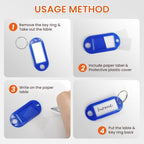 138 Position Key Organizer with Combination Lock, Waterproof Fireproof Zippered Key Case, Key Holder Box for Rental Management Real Estate Sales Hotel Executives