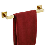 KOKOSIRI Bath Towel Bar Kitchen Dish Cloths Hanger 16 Inch Hand Towel Holder Stainless Steel Wall Mounted, Brushed Gold, B4003BG-L16 - color: Brushed Gold, size: 16-Inch