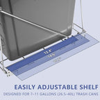 Pull Out Trash Can Under Cabinet: 7–11 Gallons Under Sink Trash Can for Kitchen Requires Min. Cabinet Opening 12"W X 17.5"D X 17.5"H - Cabinet Trash Can Pull Out Kit (Trash Can Not Included)