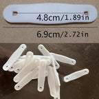 20 Pack Broom Holder Rubber Band Replacement Broom and Mop Grippers Elastic Strap Spare Parts for Broom and Mop Holder Adhesive Wall Mount Broom Gripper Broom Hanger Mop Organizer