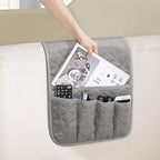 Sofa Armchair Caddy Non-slip Remote Control Holder 5 Pockets Sofa Armrest Organizer Caddy Storage for Recliner Couch Magazine Holder Armrest Side Pocket Storage for Magazine Tablet Glasses Phone