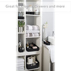 Simplify 10 Piece Organizing Set | Multiple Size Bins | Multipurpose | Office | Desk | Dorm | Bathroom | Storage Basket | Small Items | Accessories | Black - size: 10 Piece