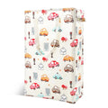 Odonata Slim Laundry Hamper Handles Collapsible Laundry Basket Thin Dirty Clothes Basket Narrow Laundry Bag Foldable Dirty Hamper 48L (Car) - color: Car