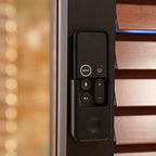 elago Universal Remote Holder Mount Compatible with Apple TV Remote and All Other Remote Controls - Adhesive Tape or Screw Mounting Options, Available Wired Charging [Small] [1st Gen] [Black] - color: Black, size: Small - 1 Gen