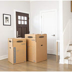 Bankers Box Tall Wardrobe Box 3 Pack, Tape-Free Design, 24" x 24"x 40"(7710501) - style: Tape-Free Large