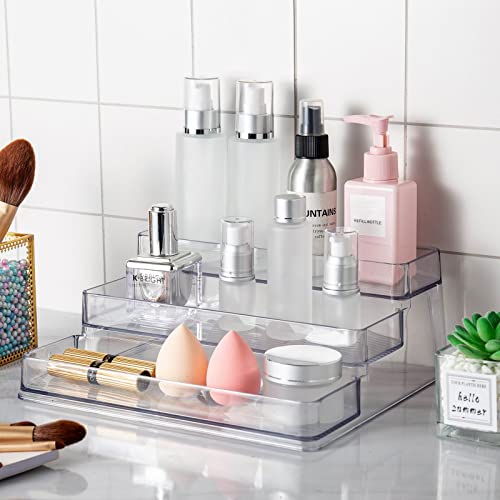 SIMPLEMADE 3-Tier Spice Rack Organizer - Versatile Storage Shelf for Kitchen, Bathroom, Bedroom & Office, Set of 1, Clear - color: Clear, size: Set of 1
