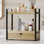 Boulphia 2-Tier Bathroom Organizer (Brown - New) - color: Brown - New