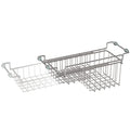 Over The Kitchen Sink Caddy Sponge Holder Organizer Drying Rack Expandable for Sponge Brush Soap Dish Cloth Rag, Stainless Steel (12.25" to 17.25") - size: 12.25" to 17.25"