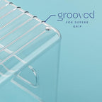 Plastic Food Storage 2 Pack Clear Container Bin with Handles for Organizing Kitchen, Pantry, Refrigerator, Freezer, Pantry, Cabinet, Closet, Bathroom. 10”x4”x6” - size: 10x4x6