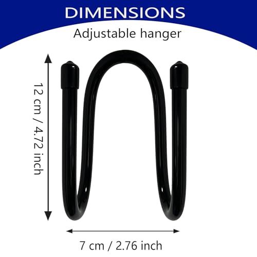 AUXPhome 2 Pack Backpack Hanger for Closet, Strong Bag Hanger Purse Organizer Hooks, Large Closet Hooks for Hanging Handbags,Belts,Hat,Laptop Backpack,Jeans,Travel Bag - Hold Up 20 Lbs