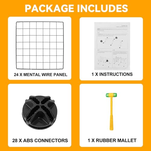 HUBSON Wire Cube Storage Organizer, Book/Toy/Craft/Potted Plants and petCloset Organizers and Storage Shelves, 6-Cube Freely Combinable Metal Grids Storage Shelf,Black Iron - color: Black Iron, size: 6 Cubes