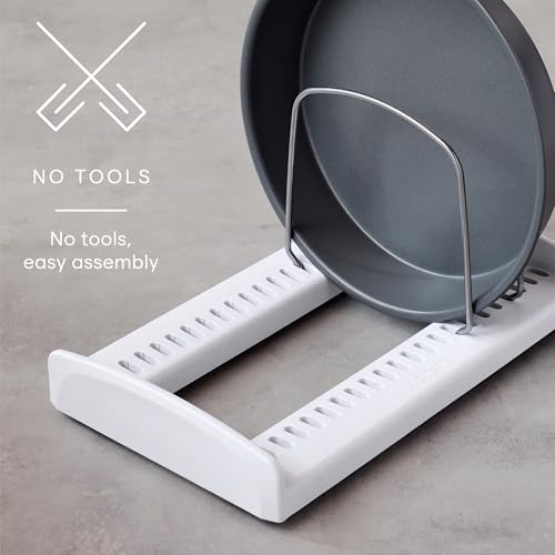 YouCopia StoreMore Adjustable Bakeware Rack with Steel Wires, Cookie Sheet Baking Pan and Tray Organizer for Kitchen Cabinet and Pantry Storage, Premium Edition - size: Premium