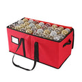 Sattiyrch Christmas Ornament Storage Box,Box Contributes Slots for 128 Holiday Ornaments 3-Inch - size: 128 pcs-3in without Trays
