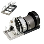 Pot Lid Rack and Baking Pan Cookware Storage Organizers Inside Cabinet for Under Cabinet
