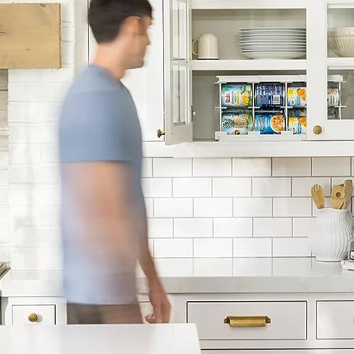 Shelf Reliance Cansolidator Cupboard - 2-Pack Can Organizer for Pantry, Stackable Soda Can Storage for Kitchen, Holds 20 Cans of Food or Soda - size: 2 Pack, style: 20 Soup Can