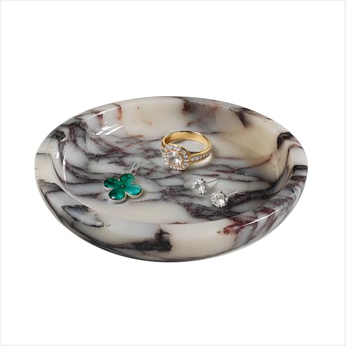 Jewelry Tray,5.5"x5.5" Marble Jewelry Tray for Entryway Table,Countertop Bathroom, Kitchen Dresser,Marble Tray,Waiting for Storage of Small Trinket,Home Decor Organizer - color: A2