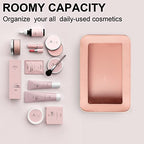 LETGO Clear Makeup Bags, TSA Approved Toiletry Bag with Zipper, Clear Makeup Organizer Fit Carry-on Travel Essentials,Clear Cosmetic Bags for Women Men (C-Pink) - color: C-Pink