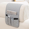 Sofa Armchair Caddy Non-slip Remote Control Holder 5 Pockets Sofa Armrest Organizer Caddy Storage for Recliner Couch Magazine Holder Armrest Side Pocket Storage for Magazine Tablet Glasses Phone