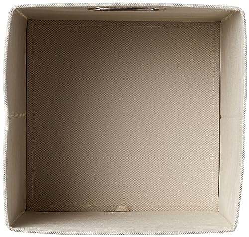Amazon Basics Collapsible Cube Storage Organizer Bins, 24-Pack, 10.5 x 10.5 x 11 inches, Chevron Grey - color: Chevron Grey, size: 24-Pack