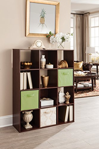 ClosetMaid 1834 Cubeicals Fabric Drawer, Pistachio - color: Natural Damask, size: 1-Pack, style: 1-Pack