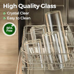 ComSaf Glass Storage Containers with Lids, 1.2 Qt Glass Jars with Lids, Clear Food Storage Jar, Canister For Pantry Cookie Flour Cereal Rice Sugar Tea Coffee Beans Spice, Square Set of 4 - size: 1.2Qt*4
