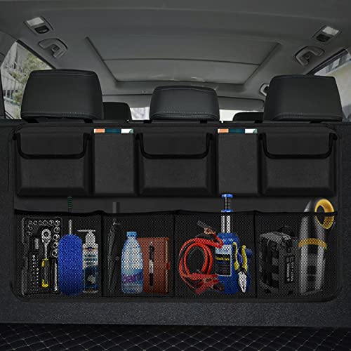 AOPHY Trunk Organizer for Car, Large Capacity Car Organizers and Storage with 9 Pockets, Waterproof Backseat Hanging Organizer for SUV, Truck, MPV, Interior Accessories for Men and Women - color: Car Trunk Organizer 9Bag