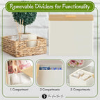 Feminine Care Product Organizer - Tampon Holder and Pad Case for Bathroom Accessories