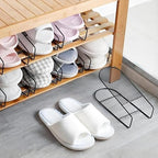 Shoe Slot Organizer, Double Layer Shoe Stacker Space Saver for Closet 10PCS Shoe Stackers for a Pair of Shoes Durable Iron Space Saving Versatile for Narrow Cabinets & Shelves
