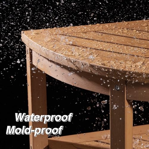 Shower Stool for Inside Shower, Corner Shower Stool, Shower Bench Seat with Storage Shelf for Bathroom, Living Room, Bedroom - color: Wood
