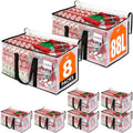 RoomHacks Clear Heavy Duty Extra Large Moving Supplies Storage Bags with Reinforced Handle and Double Zipper, Alternative to Moving Box (8 Packs) - size: 88L- 8Packs