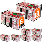RoomHacks Clear Heavy Duty Extra Large Moving Supplies Storage Bags with Reinforced Handle and Double Zipper, Alternative to Moving Box (8 Packs) - size: 88L- 8Packs